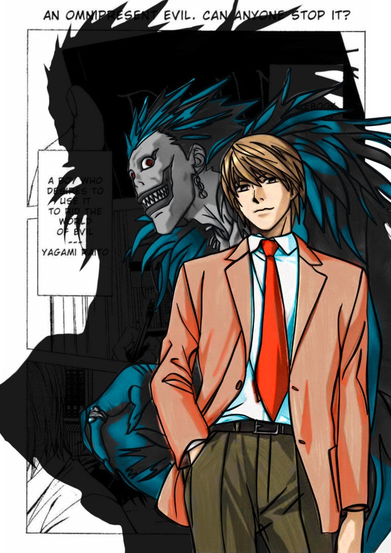 Light & Ryuk - Death Note Poster