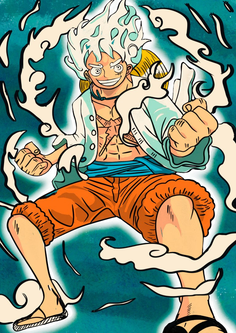 Luffy 5th Gear - One Piece Poster