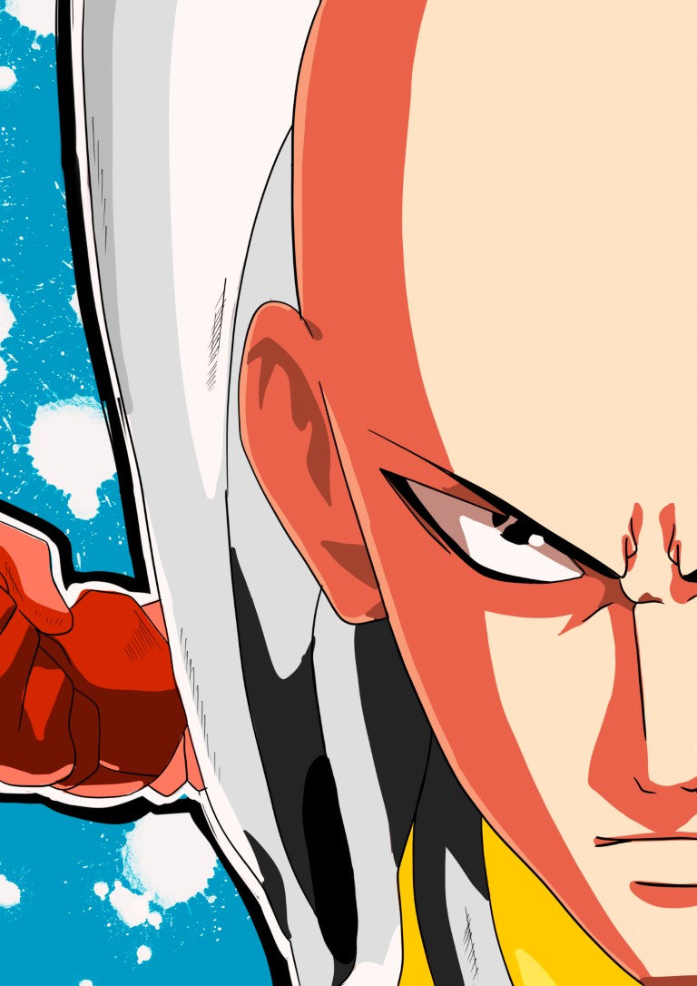 Saitama Serious Mode- One Punch Man Poster