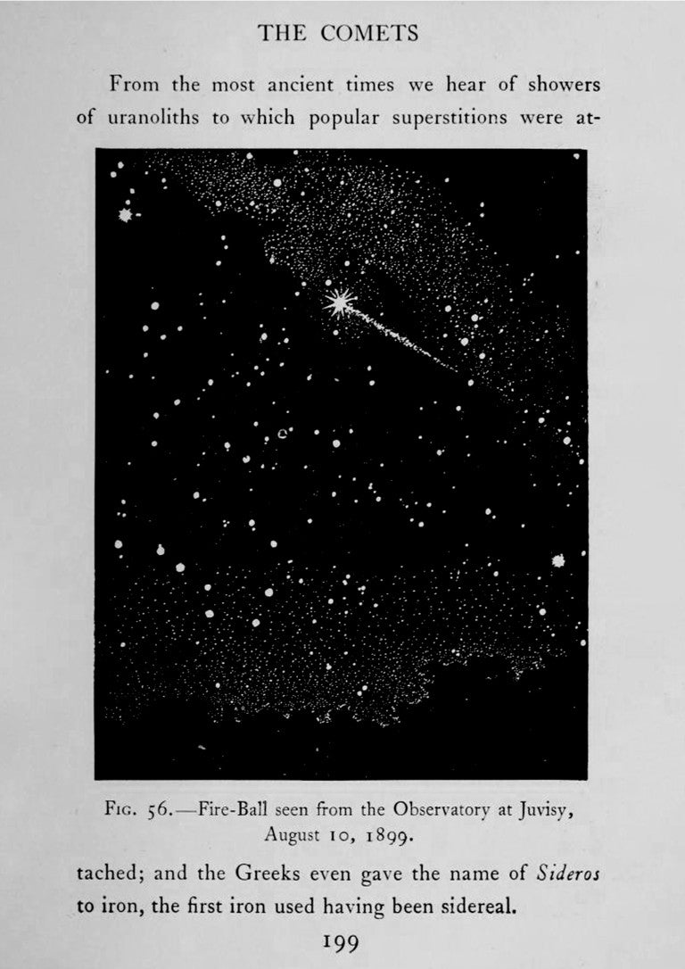 Page of the comet