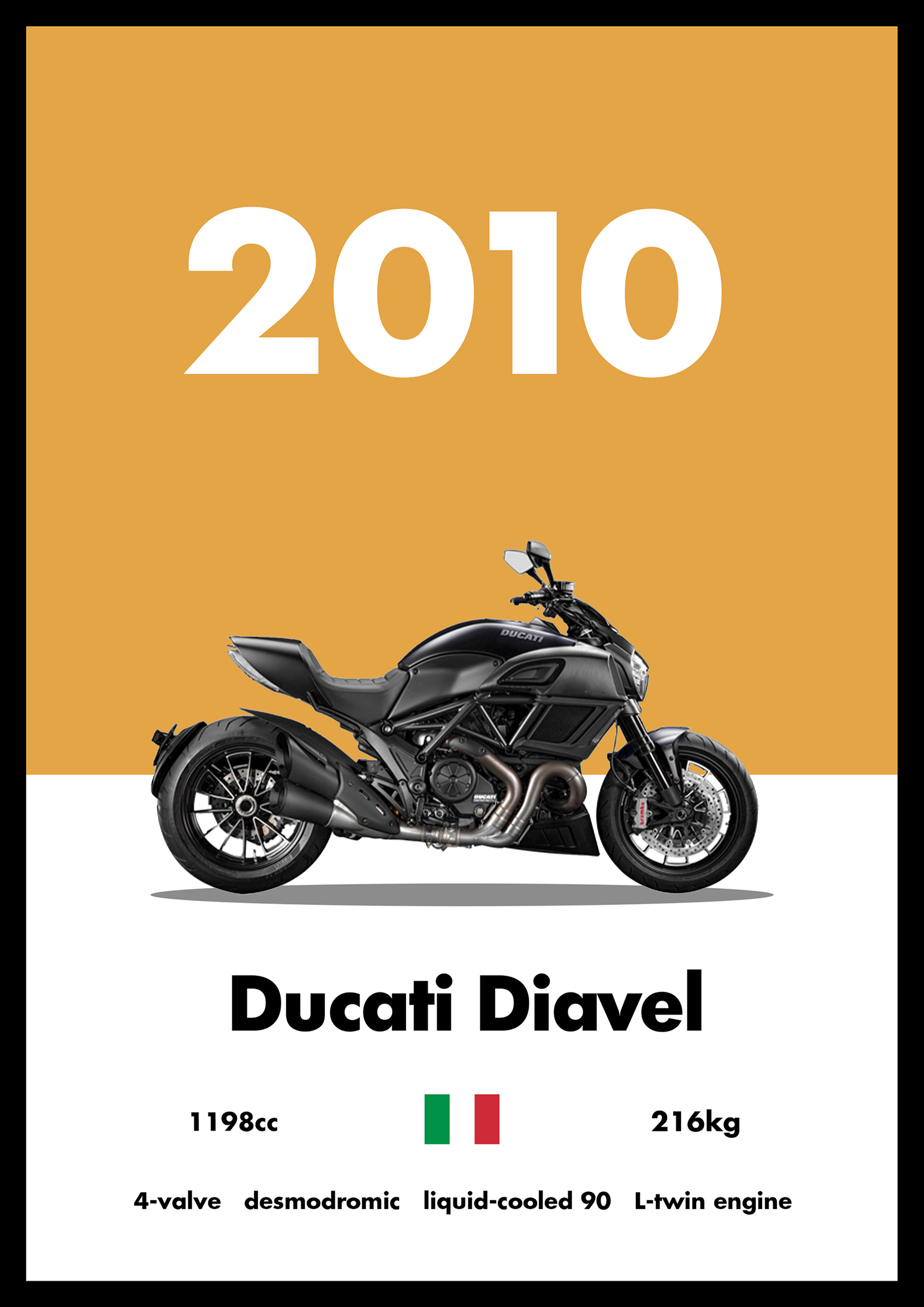Ducati Diavel - Bike Poster