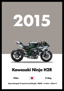 Kawasaki Ninja H2R - Bike Poster