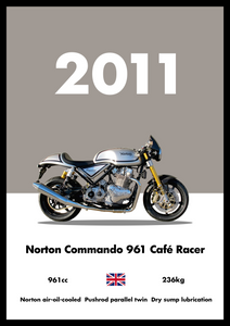 Norton Commando 961 - Bike Poster