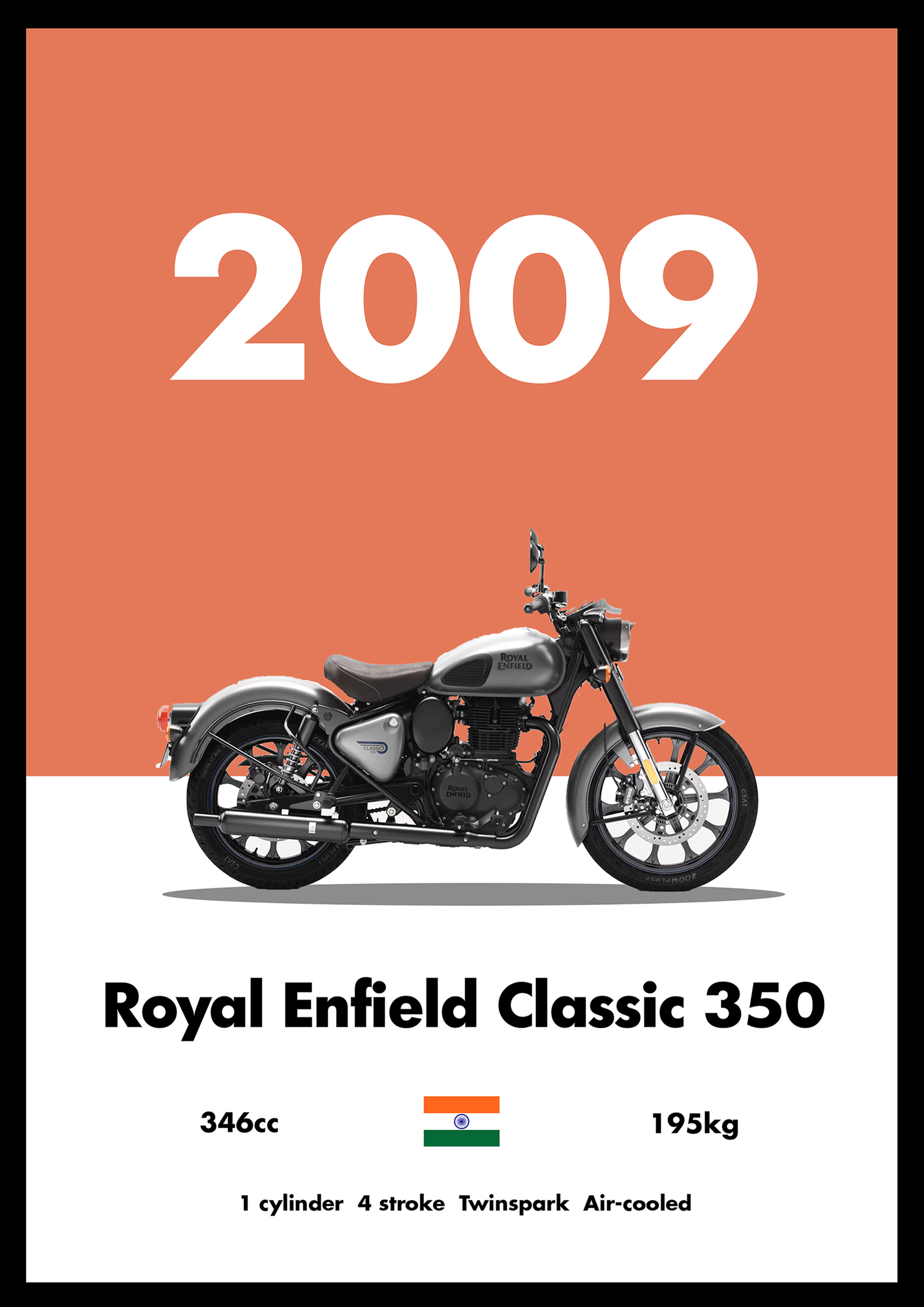 Royal Enfield Classic 350 - Bike Poster