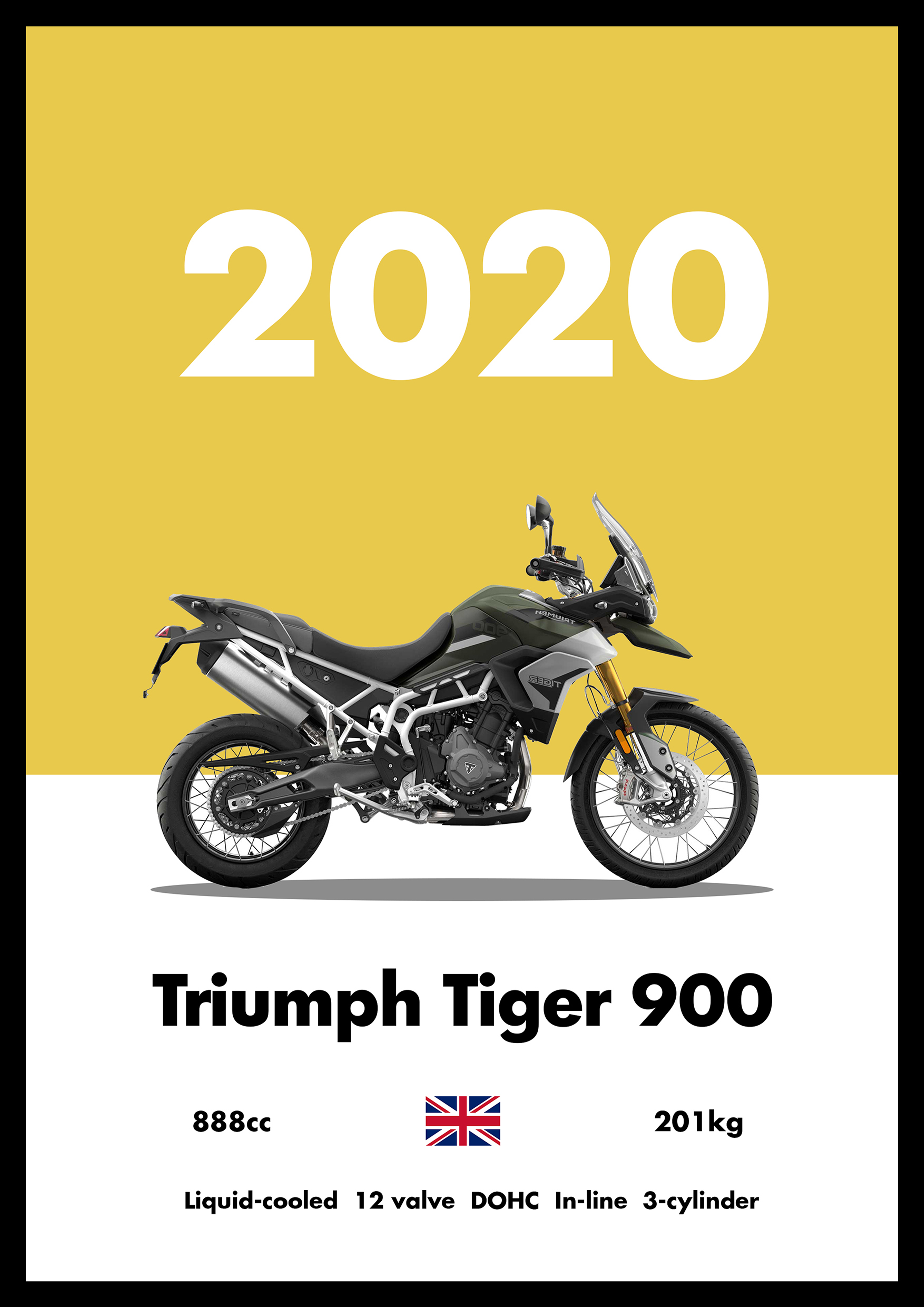 Triumph Tiger - Bike Poster