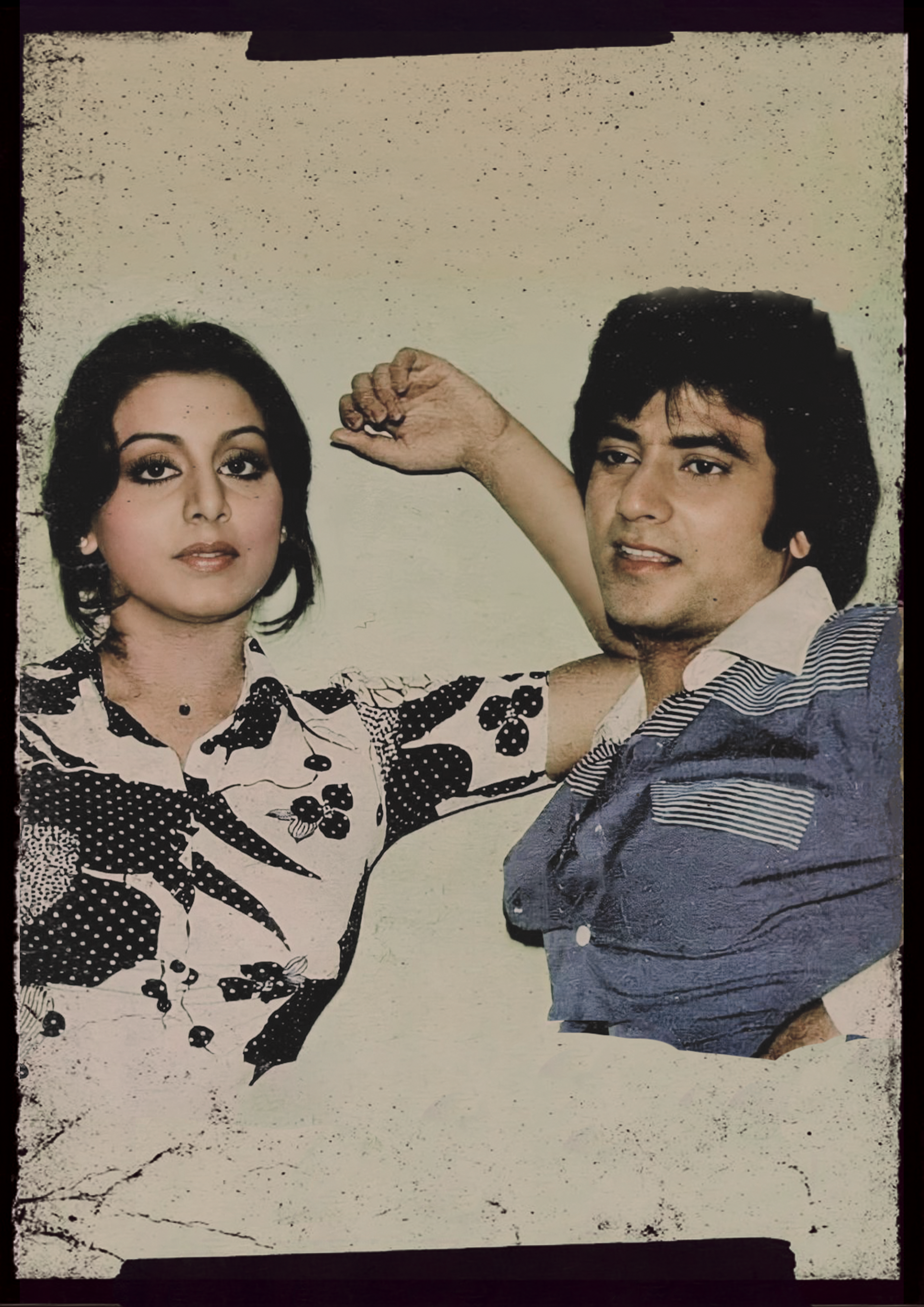 Jeetendra and Neetu Singh - Bollywood Poster