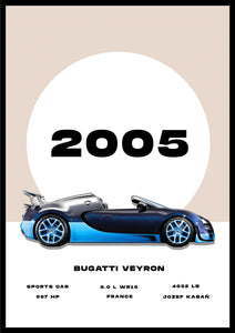 Limited-Edition Bugatti Veyron - Car Poster