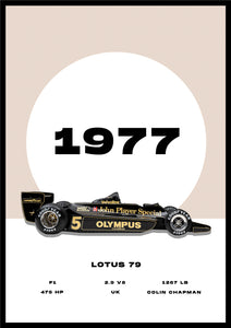 Lotus 79 - Car Poster