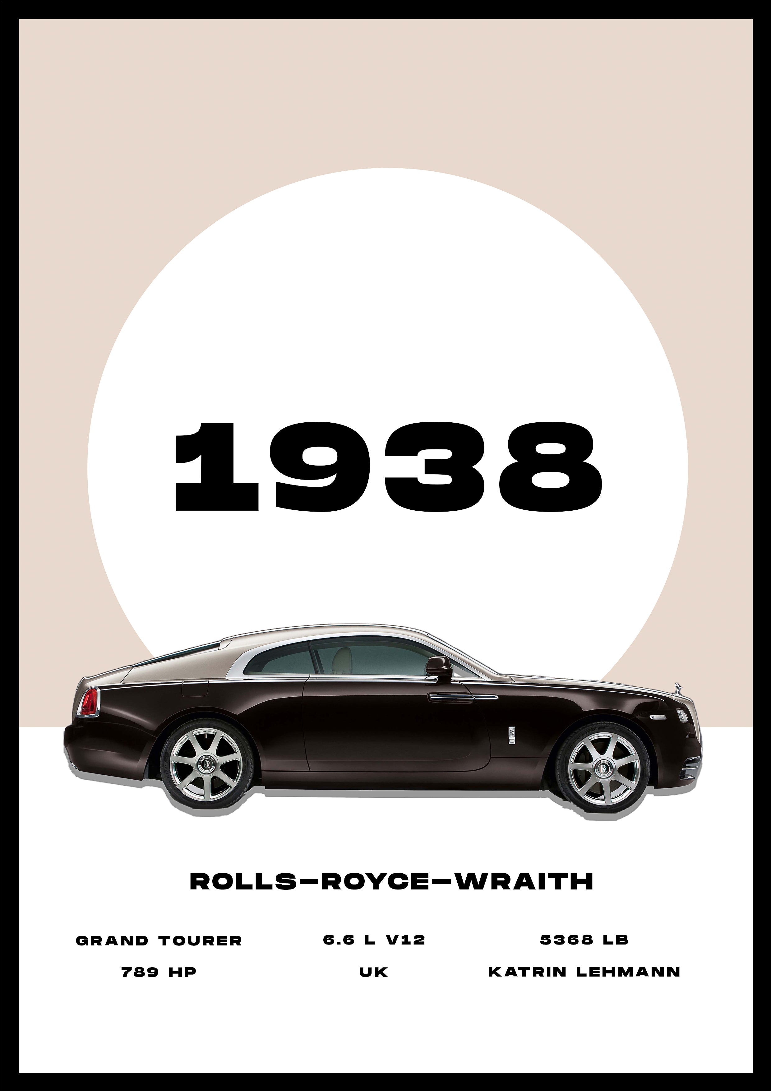 Rolls-Royce-Wraith - Car Poster