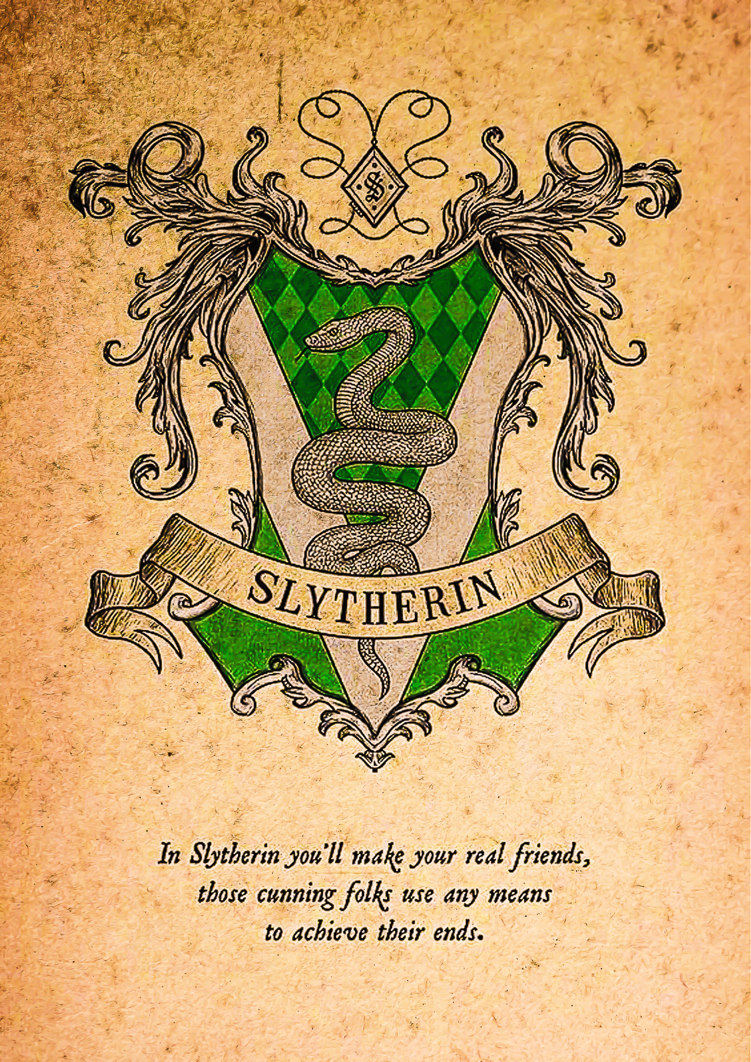 Legacy of Slytherin - Harry Potter Poster