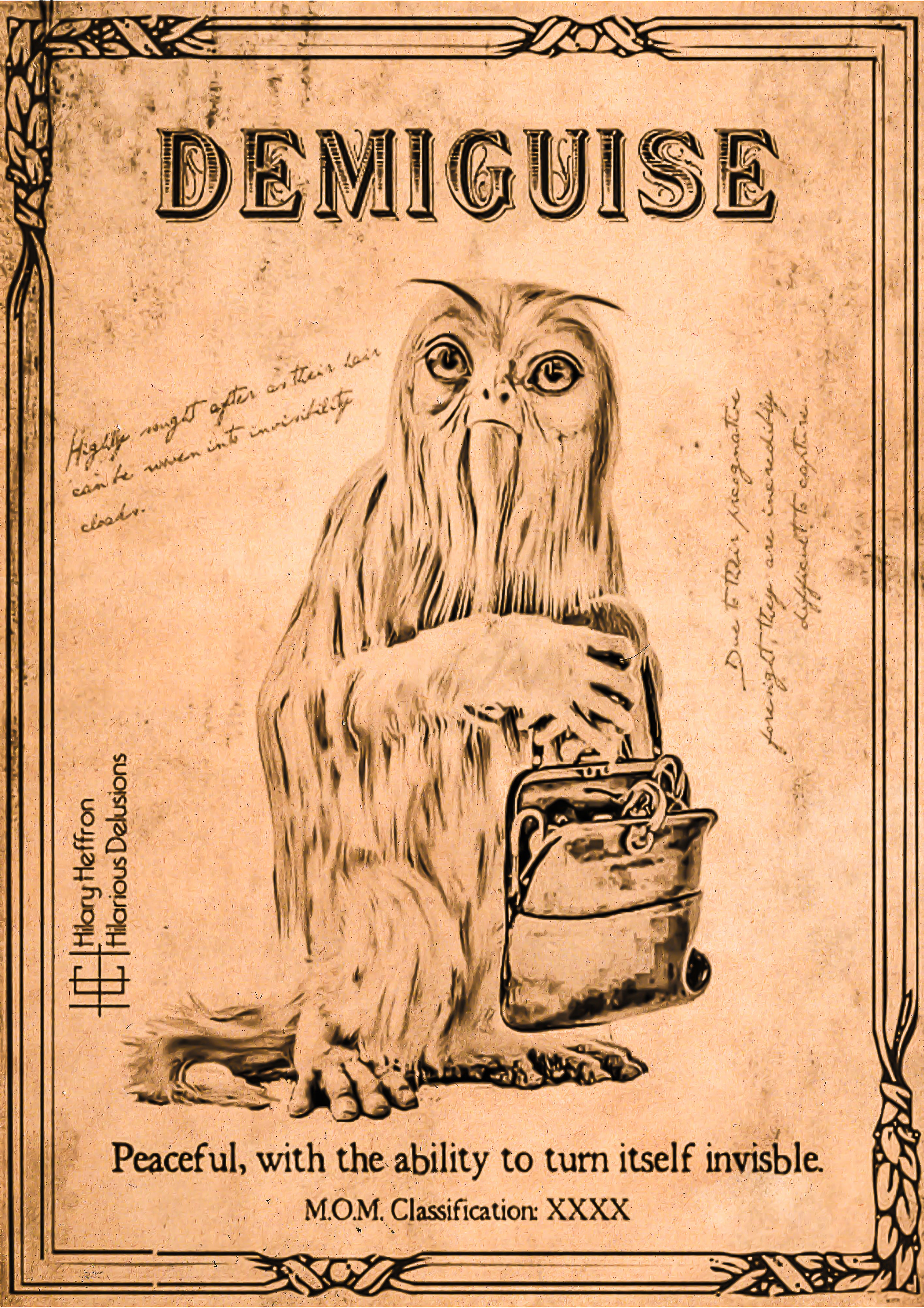 Look Out Demiguise - Harry Potter Poster