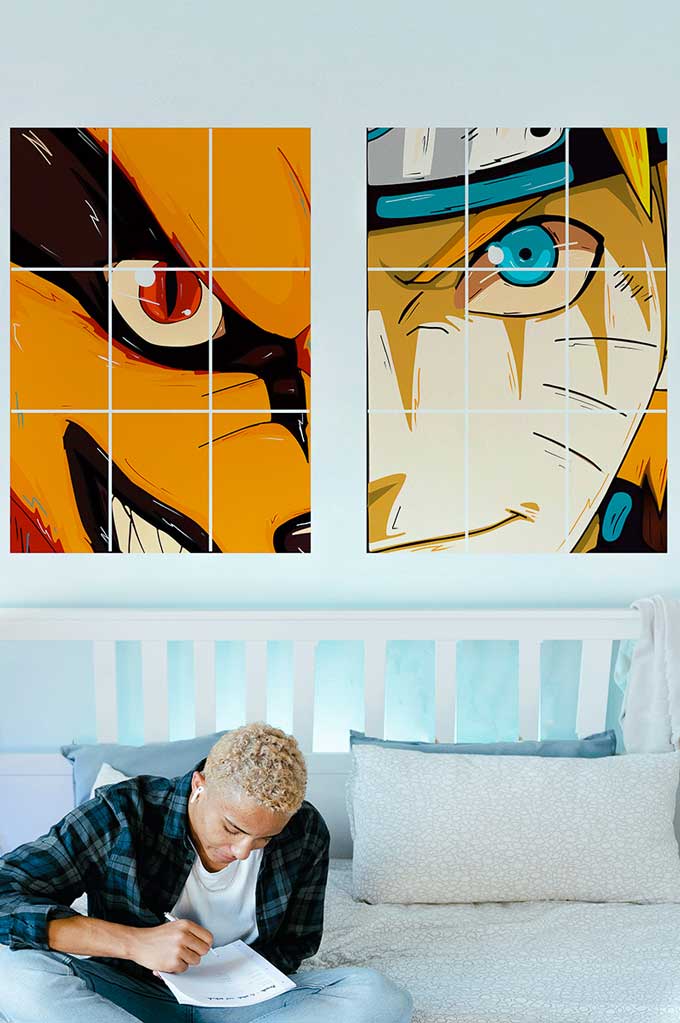 Kurama Naruto Shippuden- Anime Block Kit Posters
