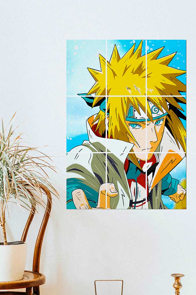 Minato Namikaze Naruto Shippuden- Anime Block Kit Posters