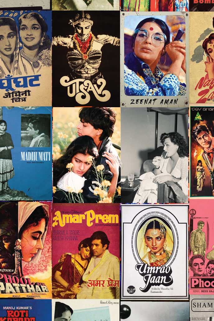 Retro Bollywood - Wall Collage Kit