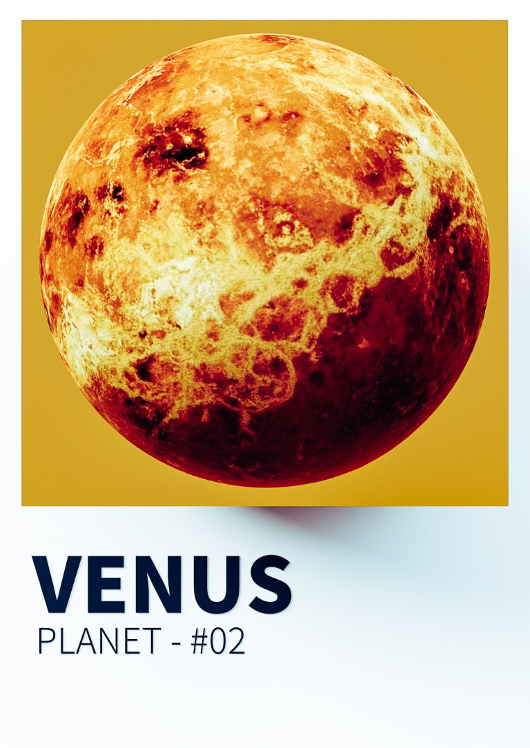 Venus Planet Polaroid