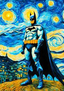 Batman In Starry Night