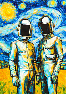 Daft Punk In Starry Night