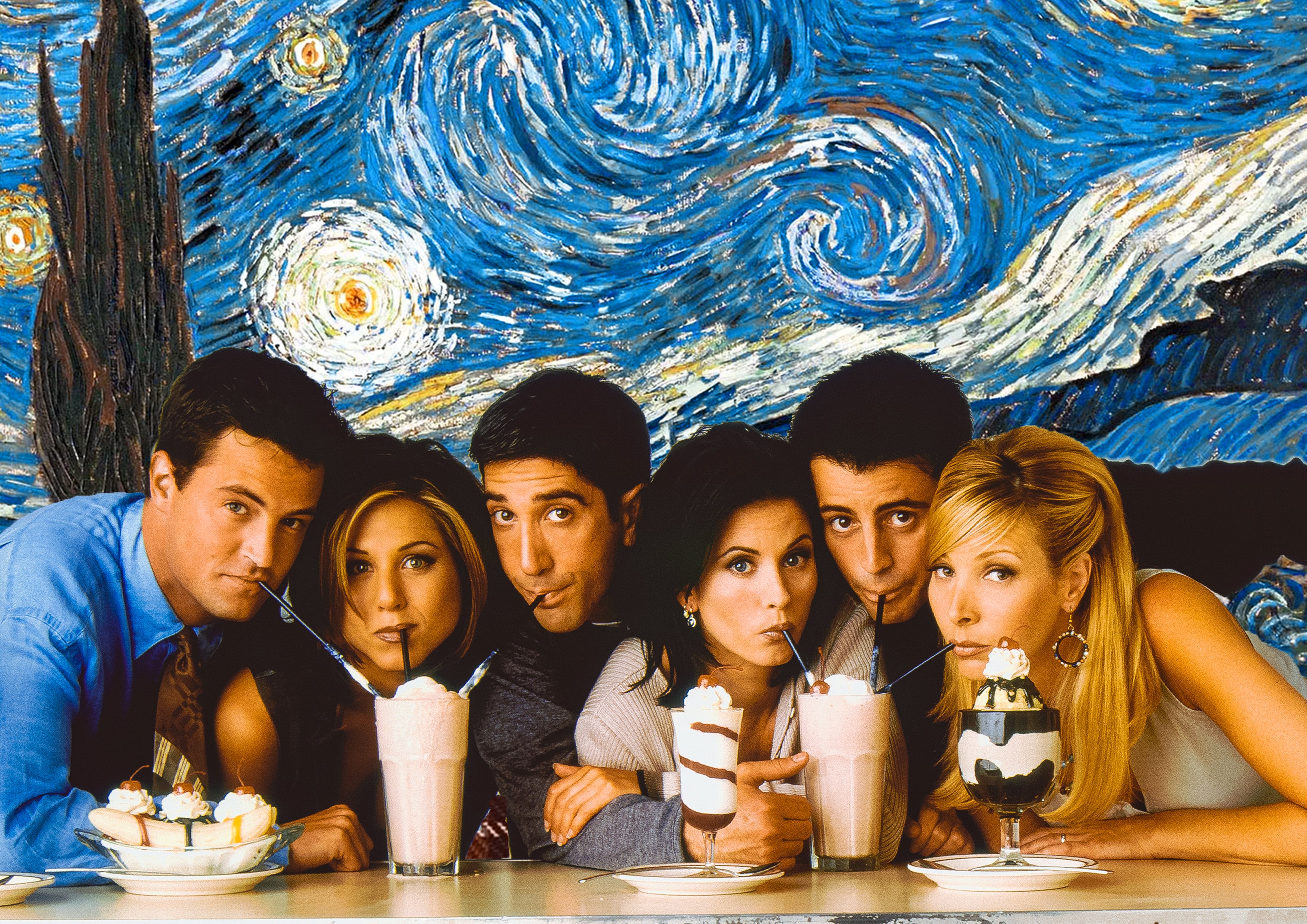 Milkshake Moment - Friends Poster