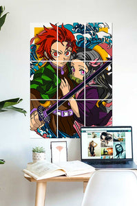 Tanjiro & Nezuko Demon Slayer- Anime Block Kit Posters