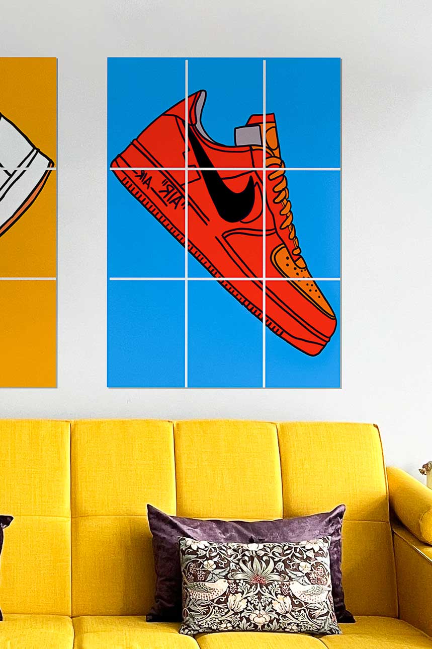 Nike Air Force1  - Block Kit Posters