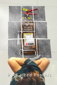 Caffeine Emergency  - Block Kit Posters