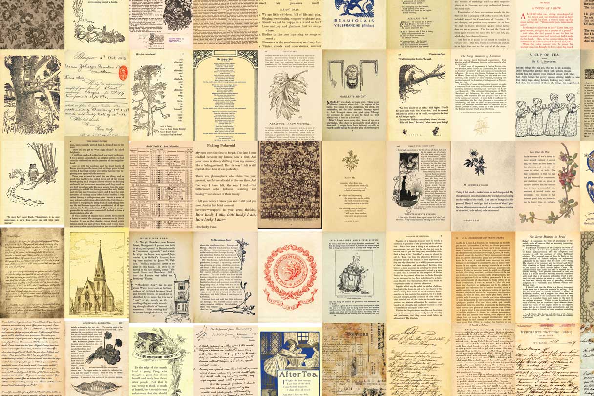 Collectors Notes - Wall Collage Kit