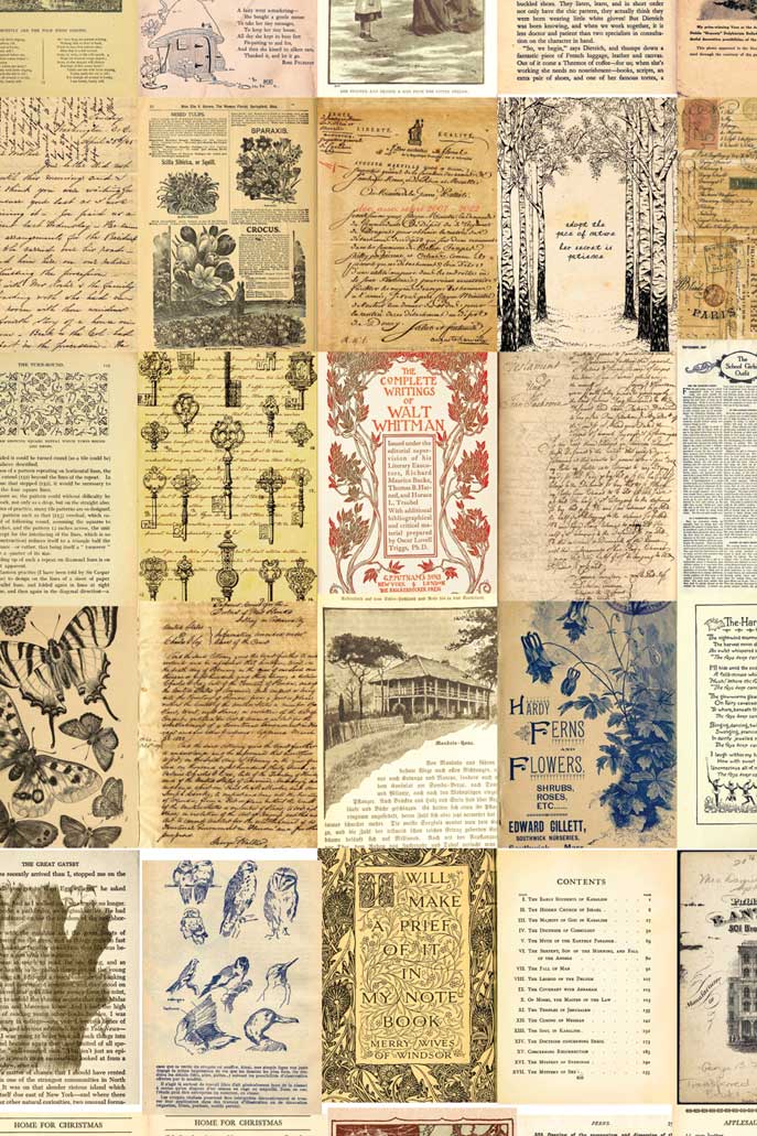 Collectors Notes - Wall Collage Kit