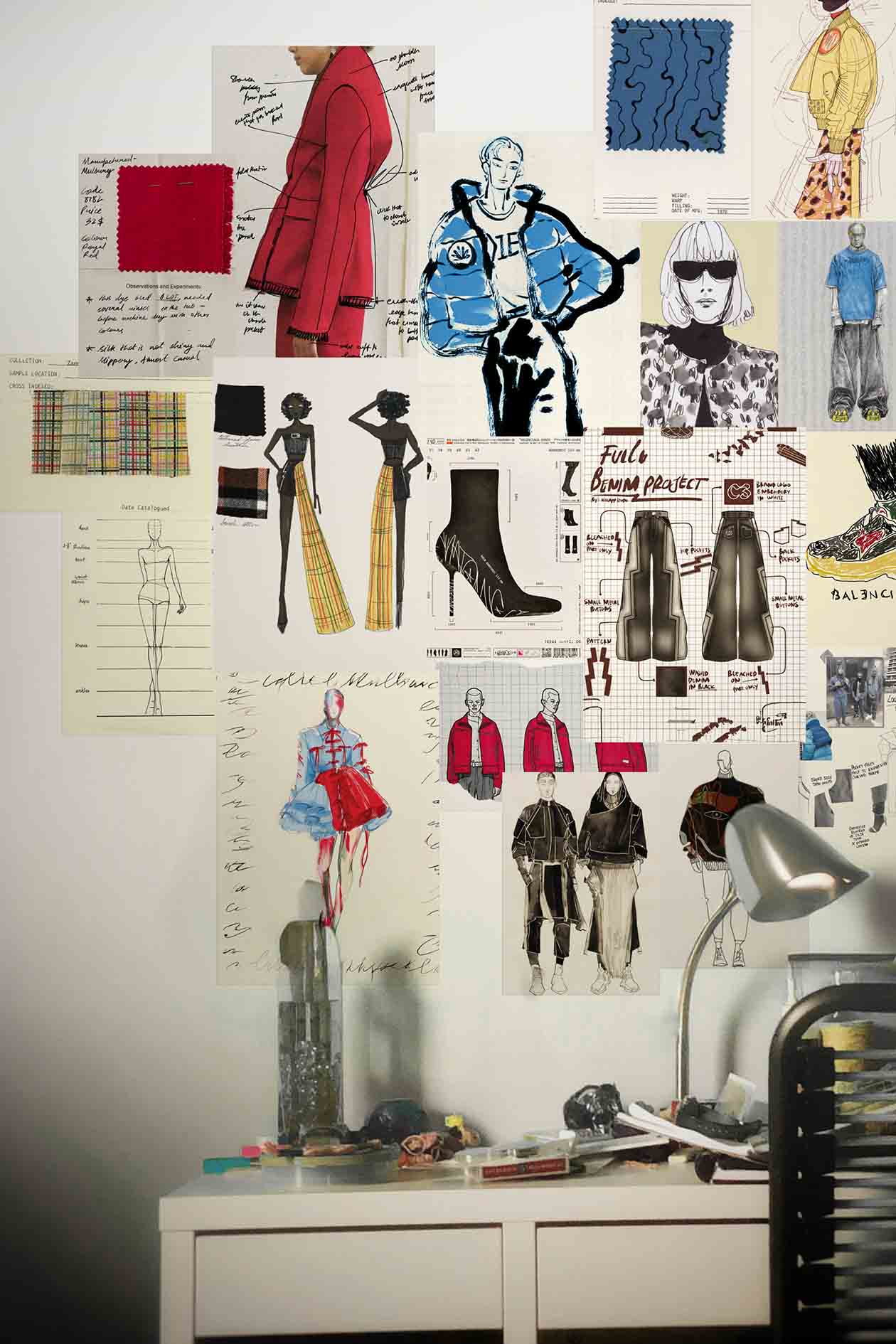 Fashion Design - Research Board Posters