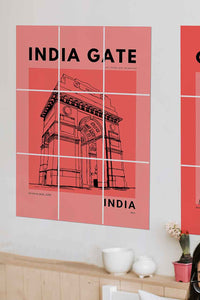 India Gate- Block Kit Posters