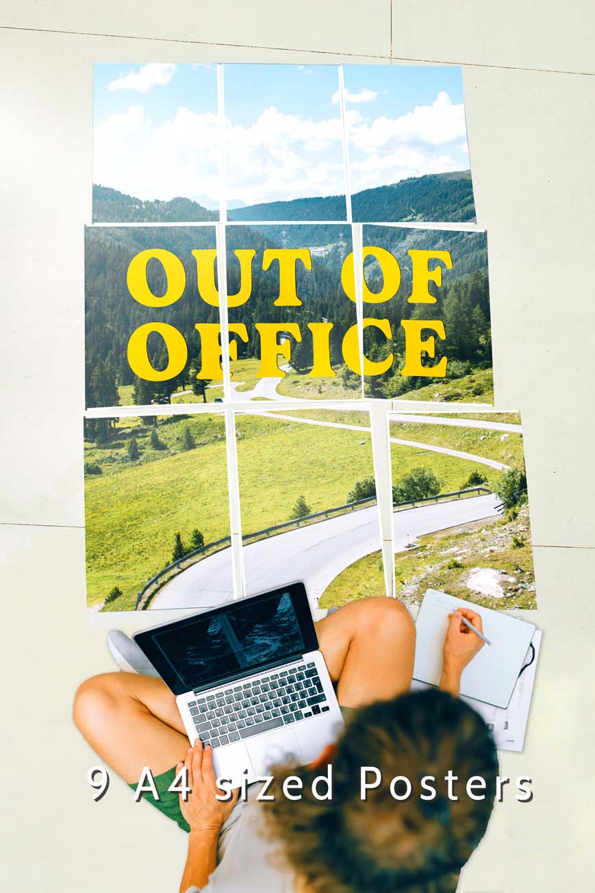 Out Of Office - Block Kit Posters