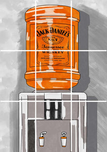 Jack Daniels Cooler - Block Kit Posters