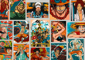 One Piece Manga Collage - Anime Collage Store - Drawings