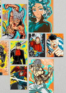 One Punch Man anime posters collage kit