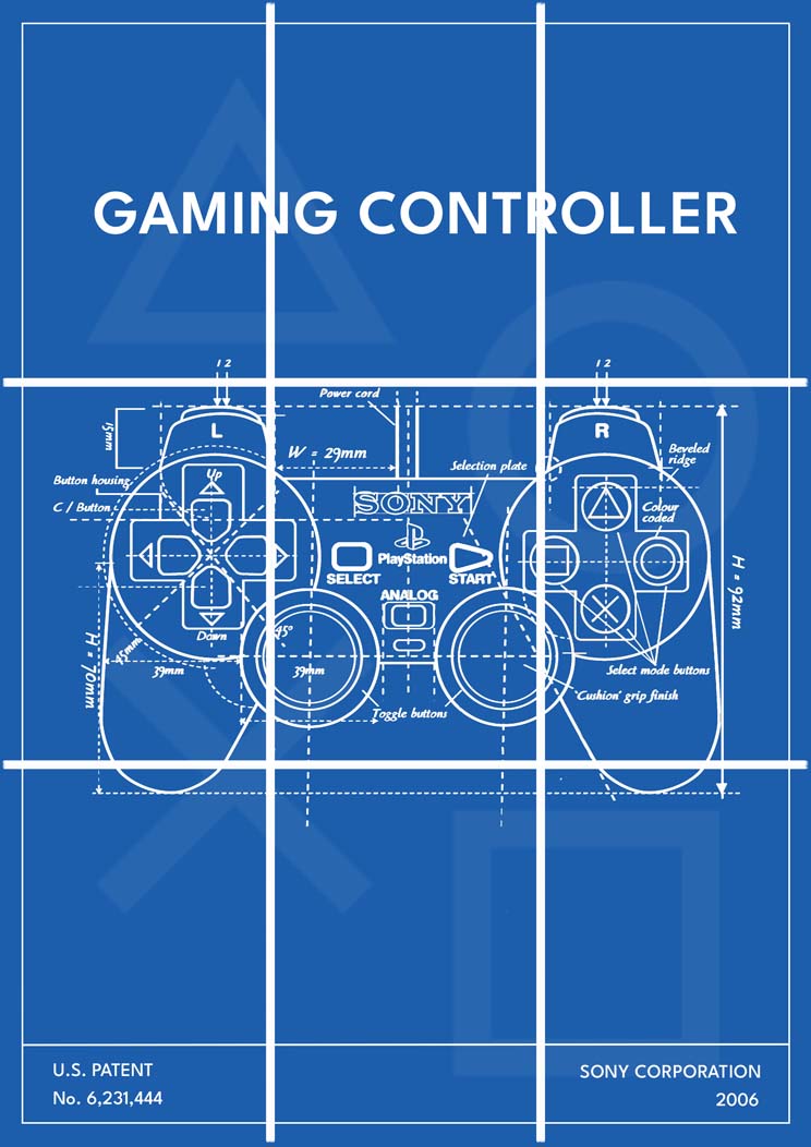 Game Controller - Block Kit Posters