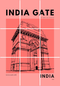 India Gate- Block Kit Posters