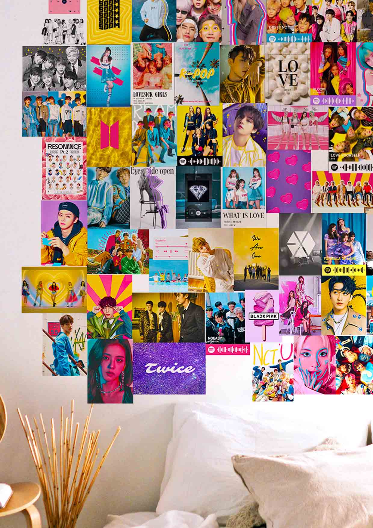 Kpop  - Wall Collage Kit