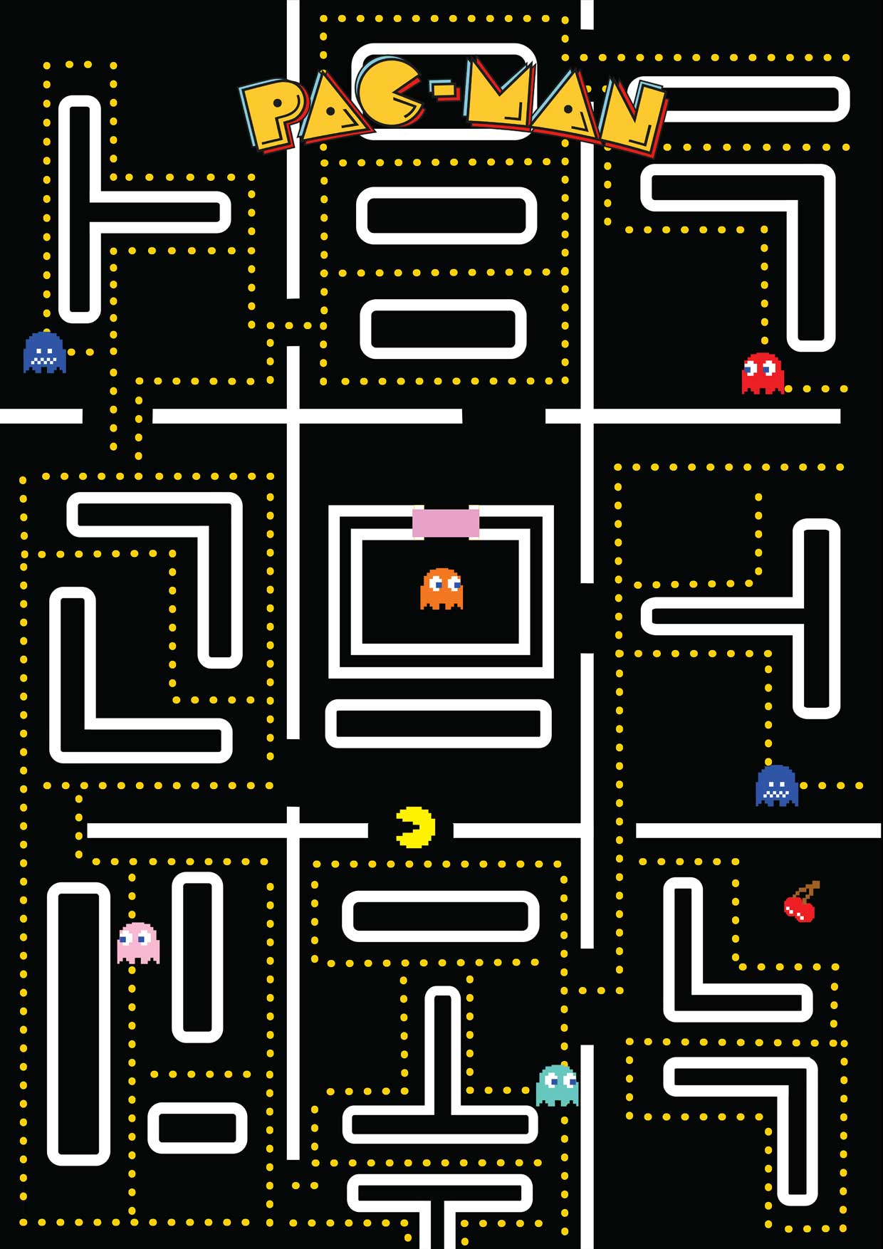 Pac Man - Block Kit Posters